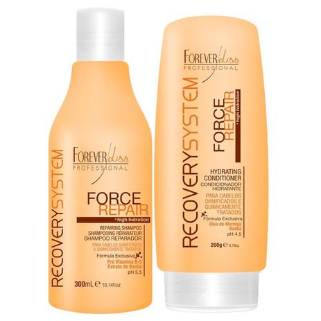 Kit Force Repair Shampoo e Condicionador Forever Liss Menor preço em Kit Force Repair Shampoo e Condicionador Forever Liss