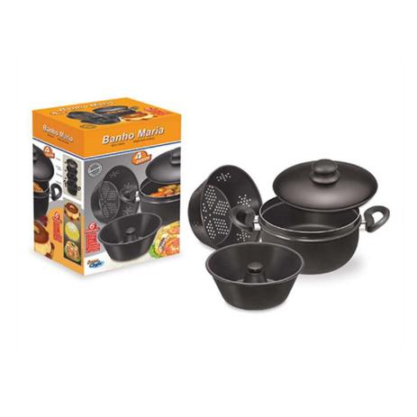 Kit Forma Banho Maria C/ 4 Peças Para Pudim Cuscuz E A Vapor - Dona Chefa é boa?