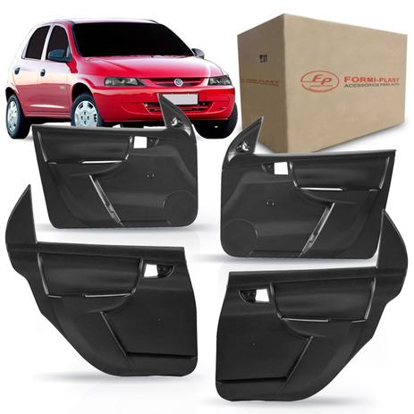 Menor preço em Kit Forro Porta Celta 2001 A 2009 04 Portas Manual 4 Peças - Formi plast