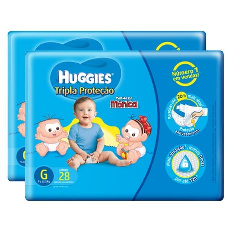 Kit Fralda Descartável Huggies Turma da Mônica Econômica Grande 56 Unidades é boa?