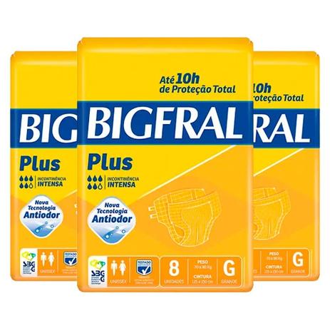 Kit Fralda Geriátrica Bigfral Plus Grande 24 Unidades é ruim? Kit Fralda Geriátrica Bigfral Plus Grande 24 Unidades é boa?