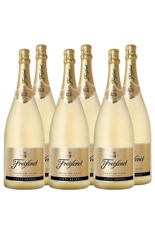 Kit Freixenet 6 Espumantes Cava Carta Nevada 1,5L Dourado Menor preço em Kit Freixenet 6 Espumantes Cava Carta Nevada 1,5L Dourado
