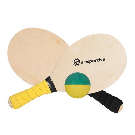 Kit Frescobol Sakis Completo Com Bola 04 Menor preço em Kit Frescobol Sakis Completo Com Bola 04