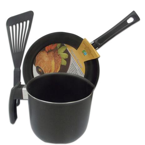 Kit Frigideira 22+Fervedor 14+ Espatula 0.123 - Dona Chefa é boa?