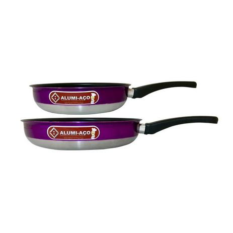 Kit Frigideira Roxa - Alumi-aço é ruim? Kit Frigideira Roxa - Alumi-aço é boa?