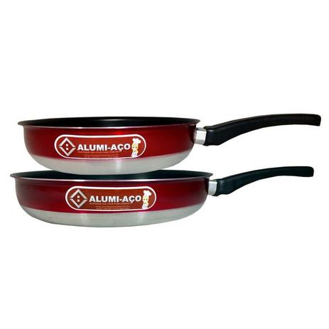 Kit Frigideira Vermelha - Alumi-aço é boa?