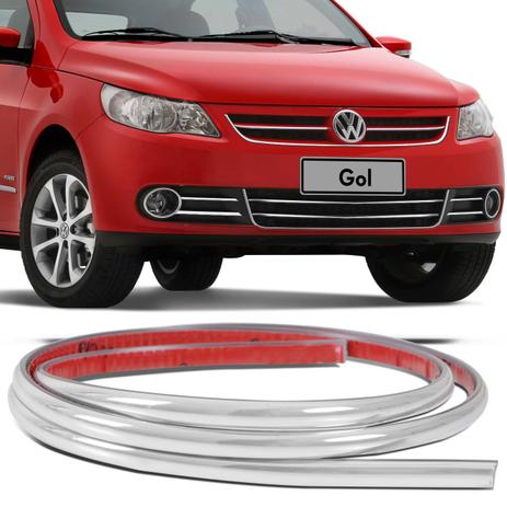 Kit Friso Cromado Grade e Para-choque Gol Voyage G5 2009 a 2012 Saveiro G5 2010 a 2013 - Prime Menor preço em Kit Friso Cromado Grade e Para-choque Gol Voyage G5 2009 a 2012 Saveiro G5 2010 a 2013 - Prime