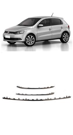 Kit Friso Cromado Grade Inferior Parachoque Gol Voyage G6 2013 2014 2015 - Volkswagen Menor preço em Kit Friso Cromado Grade Inferior Parachoque Gol Voyage G6 2013 2014 2015 - Volkswagen
