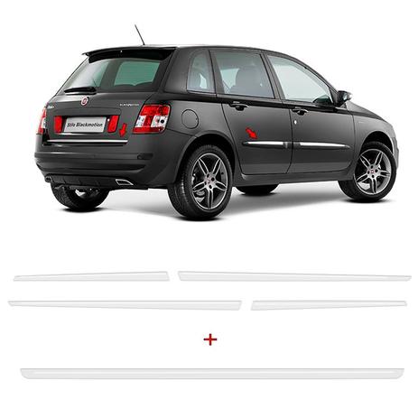 Kit Friso Porta-Malas + Lateral Stilo 04/11 Aplique Cromado - Sportinox Menor preço em Kit Friso Porta-Malas + Lateral Stilo 04/11 Aplique Cromado - Sportinox