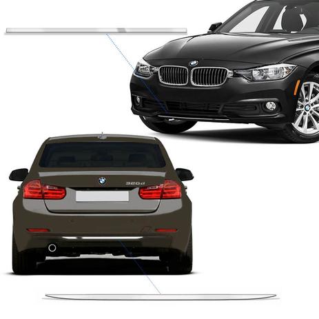 Kit Frisos Do Para-Choque Bmw 320 328 2014/2015 Cromado - Sportinox Menor preço em Kit Frisos Do Para-Choque Bmw 320 328 2014/2015 Cromado - Sportinox