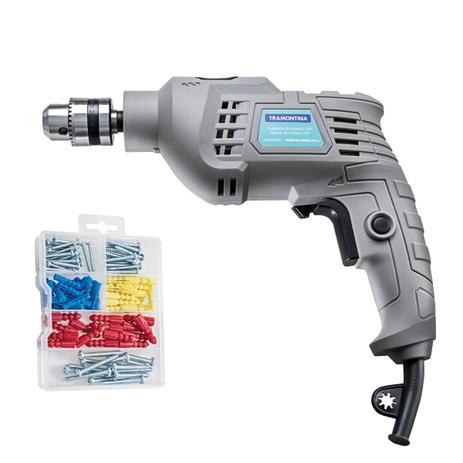 Kit Furadeira Impacto Tramontina + BRINDE 50 Parafusos e 50 buchas 42362 é boa?
