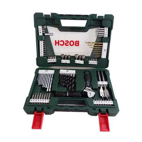 Kit furar/parafusar bosch v-line titanium 83 pcs Menor preço em Kit furar/parafusar bosch v-line titanium 83 pcs