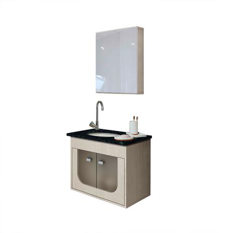 Kit Gabinete Suspenso Gaam Siena 600 Rovere Tampo Verde E Espelho é boa?