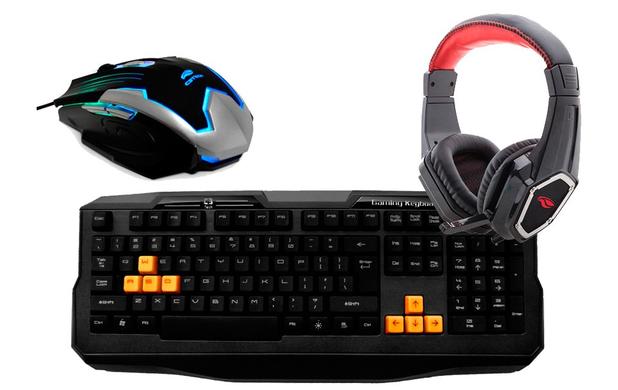 Kit Gamer Crow Two - Teclado + Mouse + HeadPhone - C3 tech Menor preço em Kit Gamer Crow Two - Teclado + Mouse + HeadPhone - C3 tech