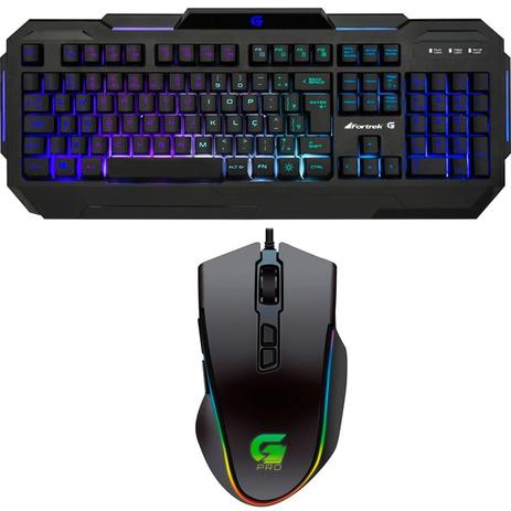 Kit Gamer Fortrek com Teclado Pro K1 RGB e Mouse PRO M9 RGB Menor preço em Kit Gamer Fortrek com Teclado Pro K1 RGB e Mouse PRO M9 RGB