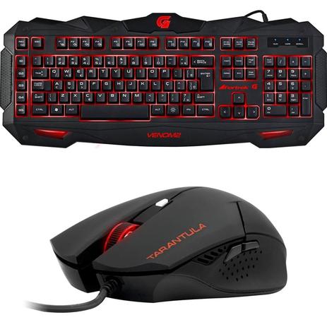 Kit Gamer Fortrek com Teclado Spider Venom 2 GK 705 e Mouse Spider Tarantula OM 702 Menor preço em Kit Gamer Fortrek com Teclado Spider Venom 2 GK 705 e Mouse Spider Tarantula OM 702