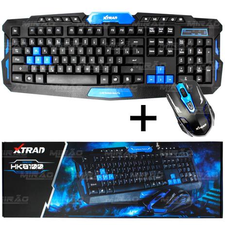Kit Gamer Mouse e Teclado sem fio Wireless Xtrad - HK-8100 é boa?