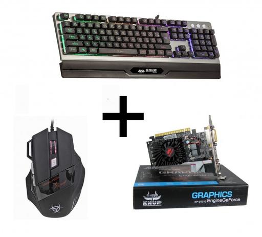 Kit Gamer Placa de Vídeo + Teclado Semi Mecânico + Mouse KP V4 - Knup é boa?