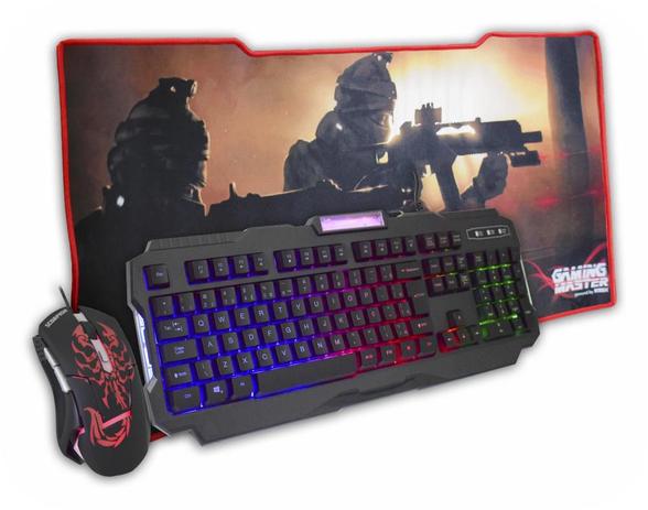 Kit Gamer Teclado KM-7728 + Mouse MO-T336 + Mousepad FX-X8035 K-MEX Menor preço em Kit Gamer Teclado KM-7728 + Mouse MO-T336 + Mousepad FX-X8035 K-MEX