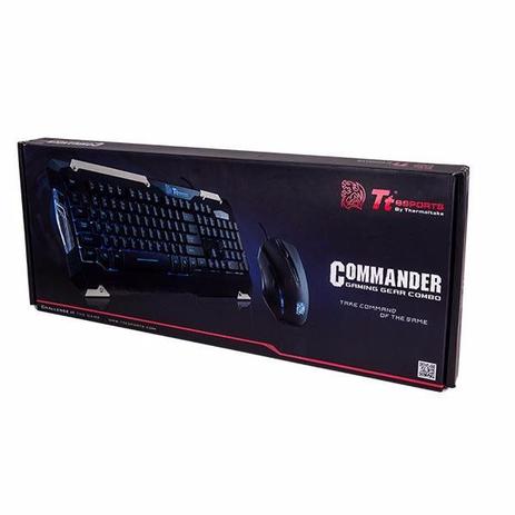 Kit Gamer Thermaltake Sports Commander Teclado + Mouse - Teclado+mouse tt esports command combo/multi Menor preço em Kit Gamer Thermaltake Sports Commander Teclado + Mouse - Teclado+mouse tt esports command combo/multi
