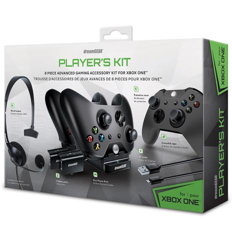 Kit Gamer Xbox One Headset + Bateria + Base Carregador Menor preço em Kit Gamer Xbox One Headset + Bateria + Base Carregador