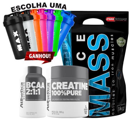 Kit Ganho De Massa Hipertrofia Muscular Pro Corps Menor preço em Kit Ganho De Massa Hipertrofia Muscular Pro Corps