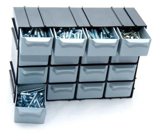 Kit Gaveteiro 300 Peças Parafusos Porcas Arruelas - 10 Medidas - Kit Parafusos Menor preço em Kit Gaveteiro 300 Peças Parafusos Porcas Arruelas - 10 Medidas - Kit Parafusos