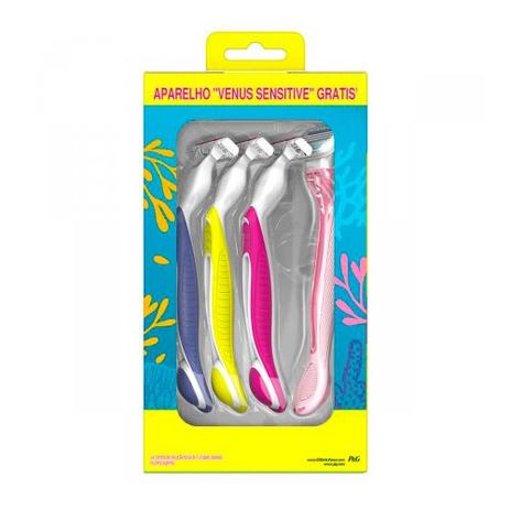 Kit Gillette Vênus Aparelho Descartável Simply 3 unidades + Aparelho Simply Sensitive 1 Unidade Menor preço em Kit Gillette Vênus Aparelho Descartável Simply 3 unidades + Aparelho Simply Sensitive 1 Unidade