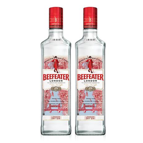 Kit Gin Beefeater London Dry 750ml - 2 Unidades Menor preço em Kit Gin Beefeater London Dry 750ml - 2 Unidades