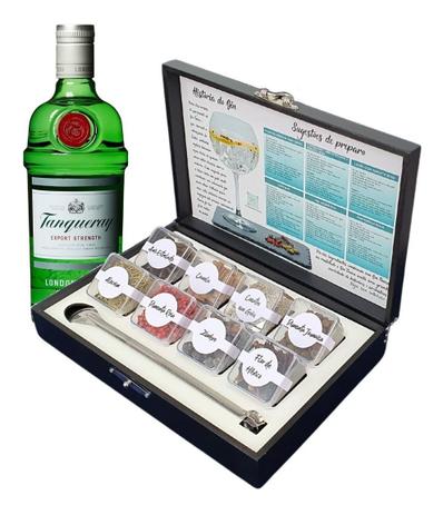 Kit Gin Tônica 08 Especiarias + Gin Tanqueray 750ml - Santa Terezinha Menor preço em Kit Gin Tônica 08 Especiarias + Gin Tanqueray 750ml - Santa Terezinha