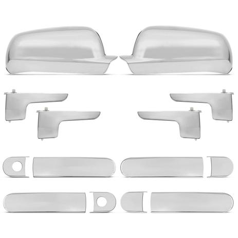 Kit Gol G4 Aplique Retrovisor + Aplique Maçaneta Interna e Externa - Prime Menor preço em Kit Gol G4 Aplique Retrovisor + Aplique Maçaneta Interna e Externa - Prime