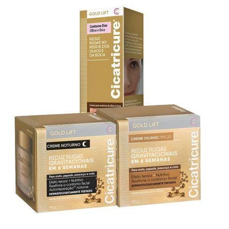 Kit Gold Lift Cicatricure Completo Menor preço em Kit Gold Lift Cicatricure Completo