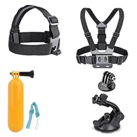 Kit GoPro 4 peças Peito Cabeça Bastao Ventosa - Shoot é boa?
