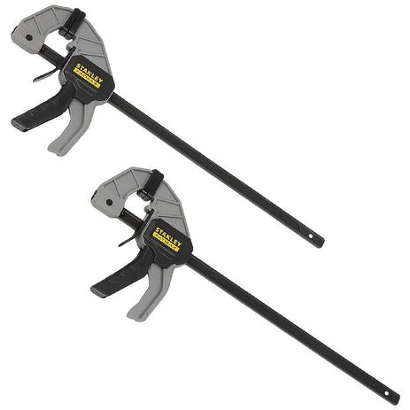Kit Grampo Sargento Aperto Rápido e Reversível - FMHT83158-840 - Stanley - 12” ( Menor preço em Kit Grampo Sargento Aperto Rápido e Reversível - FMHT83158-840 - Stanley - 12” (