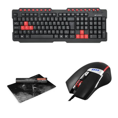 Kit Griffin MG-500 + G100 + Teclado KG-10 - C3 tech Menor preço em Kit Griffin MG-500 + G100 + Teclado KG-10 - C3 tech