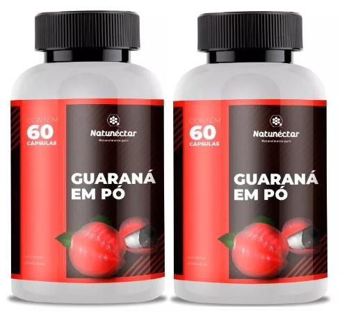 Kit Guaraná Cápsulas - Natunéctar - 2 Unidades Menor preço em Kit Guaraná Cápsulas - Natunéctar - 2 Unidades
