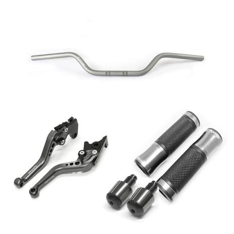 Kit Guidão 22mm Manopla v2 Manete Fazer 150 250 - Stark Race Menor preço em Kit Guidão 22mm Manopla v2 Manete Fazer 150 250 - Stark Race