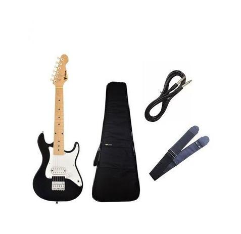 Kit Guitarra Infantil Phx Preto JR Capa Luxo Correia Cabo - Phoenix Menor preço em Kit Guitarra Infantil Phx Preto JR Capa Luxo Correia Cabo - Phoenix