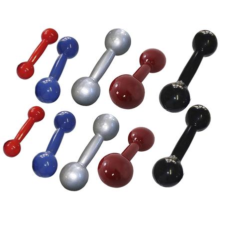 Kit Halter Emborrachado PVC Colorido de 1 a 5kg - Rythmoon Menor preço em Kit Halter Emborrachado PVC Colorido de 1 a 5kg - Rythmoon