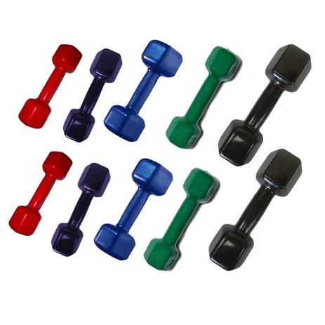 Kit Halter Sextavado Emborrachado de 1 a 5kg + Suporte Polimet 5 pares - Rythmoon Menor preço em Kit Halter Sextavado Emborrachado de 1 a 5kg + Suporte Polimet 5 pares - Rythmoon