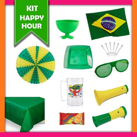 Kit Happy Hour Brasil - Festabox Menor preço em Kit Happy Hour Brasil - Festabox