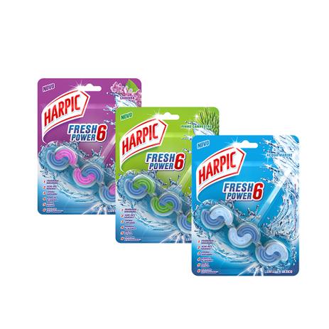Kit Harpic Sanit Fresh Power6 Lavanda + Pinho + Acqua Marine - Air wick Menor preço em Kit Harpic Sanit Fresh Power6 Lavanda + Pinho + Acqua Marine - Air wick