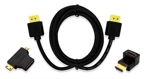 Kit Hdmi Com Cabo 1.4 1,8M E Adaptador T E L WI289 - Multilaser Menor preço em Kit Hdmi Com Cabo 1.4 1,8M E Adaptador T E L WI289 - Multilaser