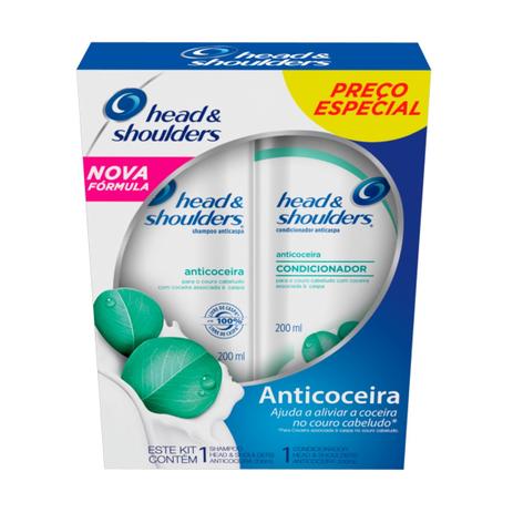 Kit Head Shoulders Anti Coceira Shampoo e Condicionador Menor preço em Kit Head Shoulders Anti Coceira Shampoo e Condicionador