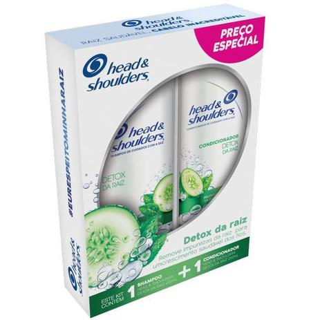 Kit Head Shoulders Detox da Raiz Shampoo + Condicionador 200ml Menor preço em Kit Head Shoulders Detox da Raiz Shampoo + Condicionador 200ml