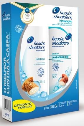 Kit Head Shoulders Hidratação Shampoo e Condicionador Menor preço em Kit Head Shoulders Hidratação Shampoo e Condicionador