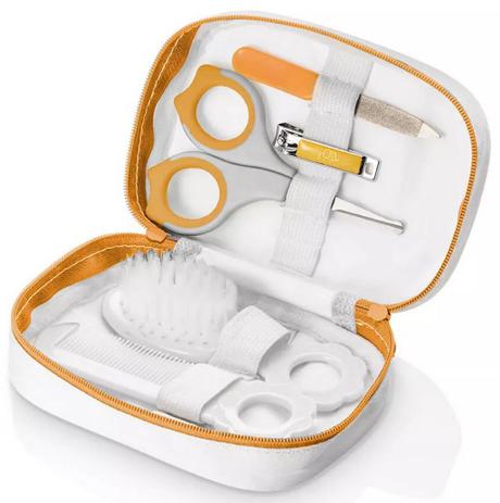 Kit Higiene Bebê Tesoura Lixa Pente Escova Cortador Necessarie Multikids BB018 Menor preço em Kit Higiene Bebê Tesoura Lixa Pente Escova Cortador Necessarie Multikids BB018