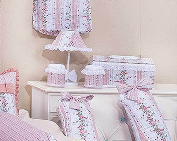 Kit Higiene Elegância Com Abajur 04 Peças - Marias enxoval Menor preço em Kit Higiene Elegância Com Abajur 04 Peças - Marias enxoval