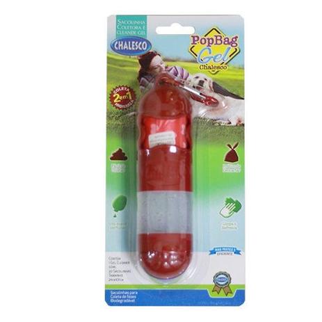 Kit Higiene para Coleiras (cata caca) Chalesco 1 Porta Saquinho, 20 sacolinhas coletora de fezes e alcool em gel para mãos é boa?