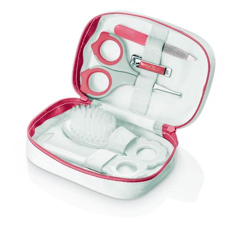 Kit Higiene Rosa Multikids Baby BB098 - Multilaser Menor preço em Kit Higiene Rosa Multikids Baby BB098 - Multilaser